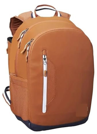 UALXPAO Tennistasche 2-Schläger-Rucksack mit Fächern Sportschlägertasche für das Spielfeld, das Spiel(Clay)