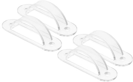 EXQUIMEUBLE 4 Stück Abdeckung Der Schalterschutzplatte Schalterabdeckungen Schutzschalter Lichtschalterschloss Wippschalterplatte Kindersichere Abdeckung Für Lichtschalter Transparent Plastik