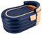 Vasca da bagno gonfiabile di alta qualità per adulti [vasca da bagno pieghevole] – XXL gonfiabile con vasca idromassaggio e protezione antiscivolo, fino a 100 kg/1,8 m | PVC ispessito (350 g) per