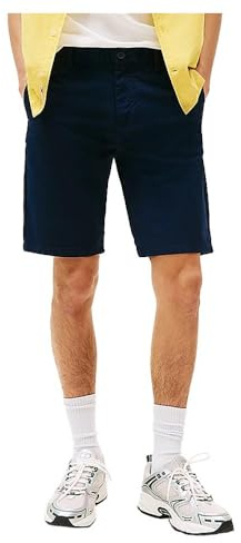 Tommy Jeans Herren Scanton Chino Shorts, Dark Night Navy, 33W