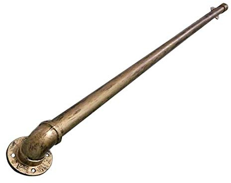 Rame Ferro Battuto Ringhiera Kit di Supporto per Balcone e Finestre - Maniglia Interna per Parapetto