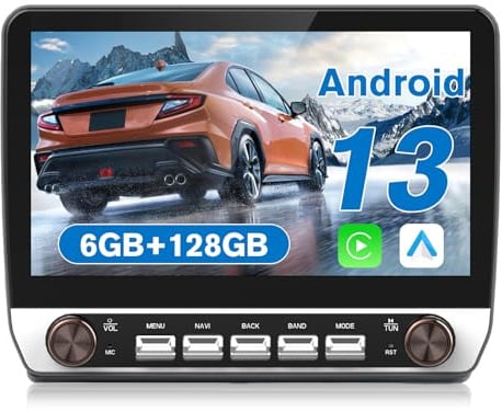 Junsun Android Radio für FIAT Ducato, Peugeot Boxer, Citroen Jumper | 2006-2013, 2012-2015, 6GB+128GB, 10.1 Zoll Touchscreen, unterstützt 4G-SIM-Karte, CarPlay, FM, Bluetooth, Navigtion, SWC
