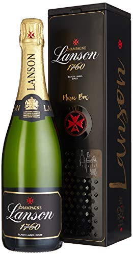 Lanson Black Label in Geschenkdose portable musicbox Champagner (1 x 0.75 l)