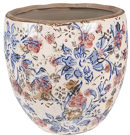 Clayre & Eef 6CE1031M Blumentopf Ca. Ø 18 x 17 cm