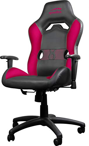 SPEEDLINK Looter Gaming Chair, Black Silla para Videojuegos, Cuero sintético, Negro-Pink, 64 × 68 × 114-122cm (B × T × H)