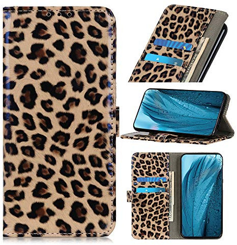 Brieftasche Schutzhülle für Samsung Galaxy S20 FE 5G Hülle mit Kartenfach Etui Standfunktion und Magnetisch Handyhülle Leder Flip Lederhülle für Samsung Galaxy S20 FE 5G (Leopardenmuster)