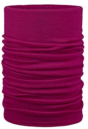 Areco Unisex Multifunktionstuch Merino, Edel Rot, One Size