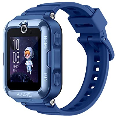 HUAWEI Watch Kids 4 Pro (GPS) (Garantía en México) - Smartwatch, Reloj Inteligente, Pantalla AMOLED 1.41'', 8GB ROM, Cámara Frontal 5MP, Touch Screen, Bluetooth, Compatible con Android & iOS, Azul
