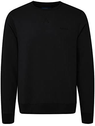 Blend BHBHDownton Crew Neck Sweatshirt Crew Neck Sweatshirt Herren Sweatshirt Pullover Pulli mit Rundhalsausschnitt, Größe:3XL, Farbe:Black (194007)
