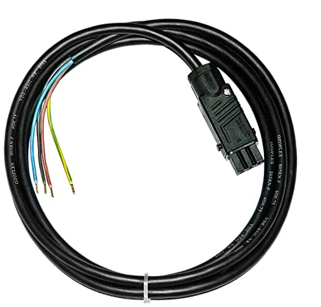 Hirschmann-Kabel inkl. STAK 3 Kupplung mit 4-adriger Anschlussleitung, 5 Meter Länge für Rollladen und Jalousie,