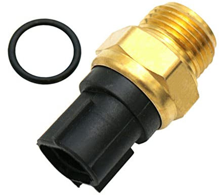 HQLP Radiator Cooling Fan Thermo Sensor Switch for Suzuki GSXR600 GSXR750 1997-2005 Burgman AN400 S/A 2003-2013 DL650 Vstrom 2004-2011 DL1000 V-strom 2002-2012 GSX1300R Hayabusa 1999-2007 SV1000 03-06