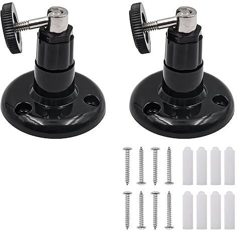 POFET 2PCS Sicherheitskamera Halterung Verstellbare Sicherheitskamera Wandhalterung Sicherheit Kamerahalter 360 Degree kompatibel mit Arlo Pro Blink