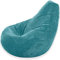 Gilda High Back Gaming Chair Bean Bag Delivered Filled Corduroy (Teal)