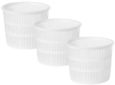 3 x Käseform 10.5 x 8.7cm – Variationen | Kunststoff-Käseform | Korb für Käse