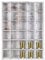 Wenqik 1 Pcs Shot Glass Display Case for Wall 30 Slots Case Wooden Shot Glass Holder Display Rustic Shelf Collection Display Rack Freestanding(Old White)
