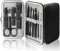 10 in 1 Maniküre Set, Professionelles Nagelset Maniküre, Nagelknipser Set Männer Frauen, Pediküre Set Schwarz mit Leder-Reiseetui, Fingernagel Pflege Set für Freunde-Eltern-Geschenk