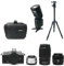 KamKorda Camera Bag + Flash + Tripod + Z fc Mirrorless Digital Camera + Z 16-50mm + Z 50-250mm + Z 40mm f2 Lenses, 20.9MP DX-Format CMOS Sensor, UHD 4K and Full HD Video Recording + 2 Year Warranty