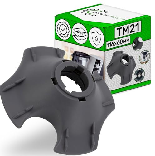 Piede per Couteau de Robot Cuisine pour Vorwerk Thermomix TM21 - Garantie de 5 Ans - Onix Tech