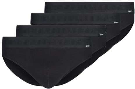Skiny - Basic - Slip/Unterhose - 4er Pack (XXL Schwarz)