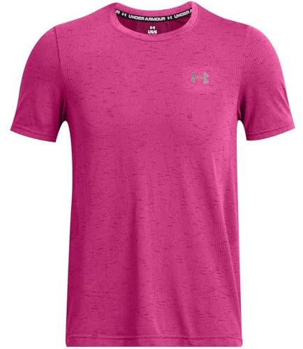 Under Armour T-Shirt Tech Vent à Manches Courtes pour Homme, Rose Astro, L