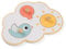 Done by Deer Erstes Steckpuzzle Happy Clouds Farbmix - Babys erstes Steckpuzzle - Montessori Spielzeug, fördert die Feinmotorik - Holzspielzeug, Lernspiele - Motorikspielzeug ab 1 Jahr