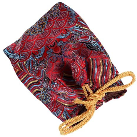 PAMINGONO Drawstring Pouch for Teacup Portable Candy Bag Storage Bag Home Storage