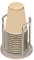 Owaefuqoir 1 Pz Dispenser per Bicchieri di Carta Portabicchieri Organizzatore per Bicchieri Dispenser per Bicchieri per Feste Portabicchieri per Risciacquo per Collutorio 11,5x13