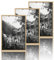 VUVUZULA Bilderrahmen A3 Holzrahmen Holz 30x42cm Fotorahmen Eiche MDF Rahmen 3er Set DIN A3 Urkunden Posterrahmen Natur