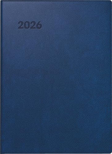 BRUNNEN Taschenkalender Mod. 731 2026 | A6, Kunststoff, dunkelblau