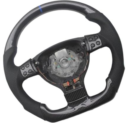 WUYDKEL Lenkrad Auto Kompatibel Mit VW Für J&etta Mk5 Für Golf 5 Für GTI R32 Für EOS Für Passat B6 Für Bora Für Caddy Carbonfaser-Autolenkrad-Montageteile