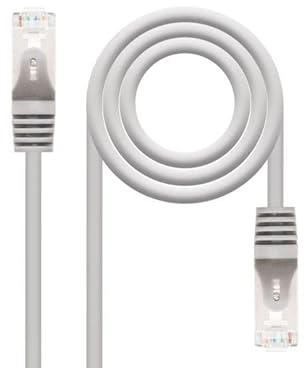 Watio Wave Cable de red - latiguillo RJ45 FTP Cat6 AWG24 de 3 m en color gris, ideal para conexiones de alta velocidad y baja interferencia.*
