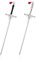 Hair Sticks, 2 Pack Hair Chopsticks, Teardrop Pendant Sturdy Metal Viking Hairs Accessories Vintage Gothic Sword Style, Daily Wear for Women & Girls, (2 Colors)