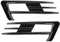 Griglia Anteriore Per VW Per Golf7 MK7 Per Golf 7 2012-2017 Pre-facelift Paraurti Anteriore Spoiler Paraurti Fendinebbia Griglia Copertura Trim Kit Carrozzeria Tuning Griglia del Radiatore(Glossy Blac