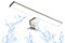 Trango Modern XXL IP44 LED Spiegelleuchte Produktlänge: 830 mm 2245 Badleuchte, Schminklicht, Badezimmer Schrankleuchte, Aufbauleuchte, Spiegelschrank Beleuchtung 3000K warmweiß