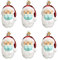 AGDLLYD 2022 Anhänger Weihnachtsmann mit Maske,3D Weihnachtsdekorationen, Weihnachtlicher Baumschmuck Weihnachtsbaum Anhänger Christbaumschmuck Weihnachtsgeschenke (6Stück）