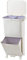 Warmiehomy Dry and Wet Separation Trash Can, Vertical Waste Separation System with Wheels, Recycling Pedal Bin for Kitchen Waste with Large Recycle Compartments, 38L Rubbish Capacity Trash Garbage Can