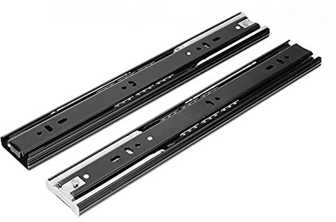 Cassetto In Acciaio Laminato A Freddo Buffer Binario Smorzamento Muto Binario Di Guida Armadio Scrivania Del Computer Staffa Per Tastiera Binario Di Scorrimento A Tre Sezioni ( Size : 40cm )