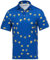 Royal & Awesome Eurostar European Flag Men's Golf Polo Shirts, Golf Tops, Men's Shirts, Polo Shirts, Large