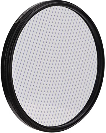 Blue Streak Kamerafilter, 62 Mm 67 Mm 72 Mm 77 Mm Spezialeffekt Linsenfilter Anamorpher Spezialeffektfilter, Kompatibel mit Den Meisten Digitalkameras auf Dem Markt(77mm)