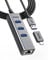 Aceele USB 3.0/ USB C Ethernet Adapter 100cm, Thunderbolt 3 zu Gigabit 4 USB 3.0 Adapter kompatibel mit MacBook Air/Pro, iPad Pro/Air, Surface Pro 8, GalaxyTab S8/S7, Galaxy S22/S21 und USB-A Computer