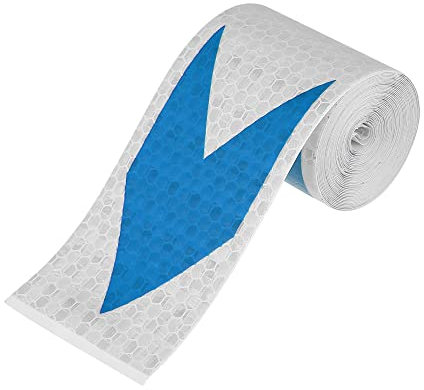 A ABSOPRO Reflectante Seguridad Cinta Adhesivo Reflectante Señales para Remolque Coches