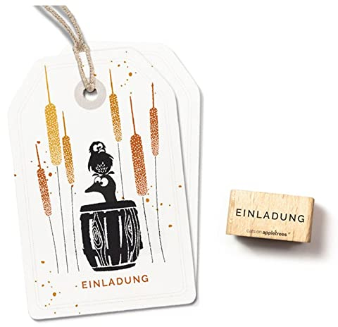 Cats on Appletrees Stempel 'Einladung'