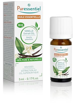 Puressentiel – Huile essentielle de Vanille Bio – 100 pourcent Pure & Naturelle – HEBBD – Made in France - 5 ml