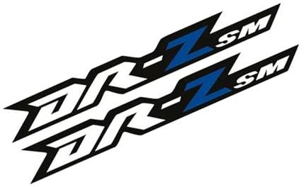 GQUIKGW Motorradaufkleber Motorrad Zubehör Schwinge Aufkleber Reflexion Aufkleber Für Suzuki DR-Z 400 SM 2000-2015 2016 2017 2018 2019 2020(DRZsm-Blua)