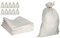 ToolSpace Sac à Gravat - Sacs en Polypropylène Alimentaire pour Cereale Chantier Riz et Grain, 10x Tissu PP 105x65 cm Agricole pour Charbon Stockage Ble Maïs Farine Sable et Déchets, Tissé 50 kg