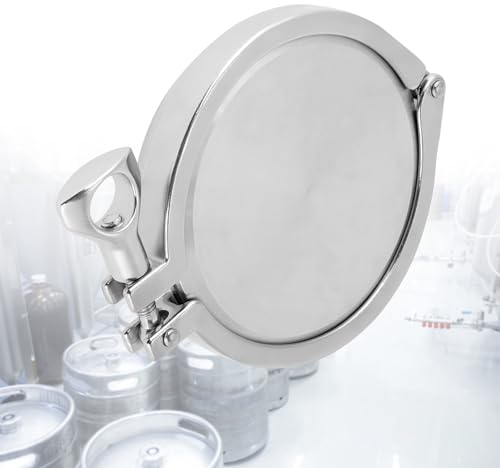 4 Tri Clamp Ferrule, Stainless Steel Sanitary Pipe Fittings Kit Sanitary End Cap Set with 102mm 4 End Cap, Weld Ferrule, Clamp, Gasket for Machinery Manufacturers