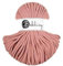 Premium Baumwoll-Flechtschnur - 5mm x 50m - Vielseitige Makramee-Kordel für Stricken, Weben, DIY-Basteln und Heimdekoration - Hochwertige Bunte Bastelschnur Flechtkordel - Blush