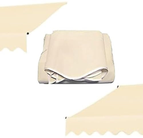 Auvents d'extérieur de rechange en toile pour abris d'extérieur, toile beige, 2,5 x 2 m, pour balcon, terrasse, marché