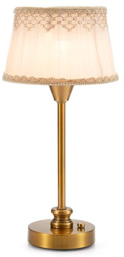 OCEST Aufladbare Kabellos Tischlampe mit Dimmer, Tragbare Kleine Akku Tischleuchte für Draußen, Touch Warmlicht Nachttischlampe, Esszimmer Schlafzimmer Büro Wohnzimmer Beistelltisch Küche Deko