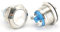 Powice 2X 16mm Taster Wasserdicht Momentaner Zurücksetzen Schalter aus Edelstahl,Druckschalter Drucktaster 5A/12V/24V/125V/250V,Geeignet für Autos, Zündanlagen, Türklingeln (Flacher Kopf)